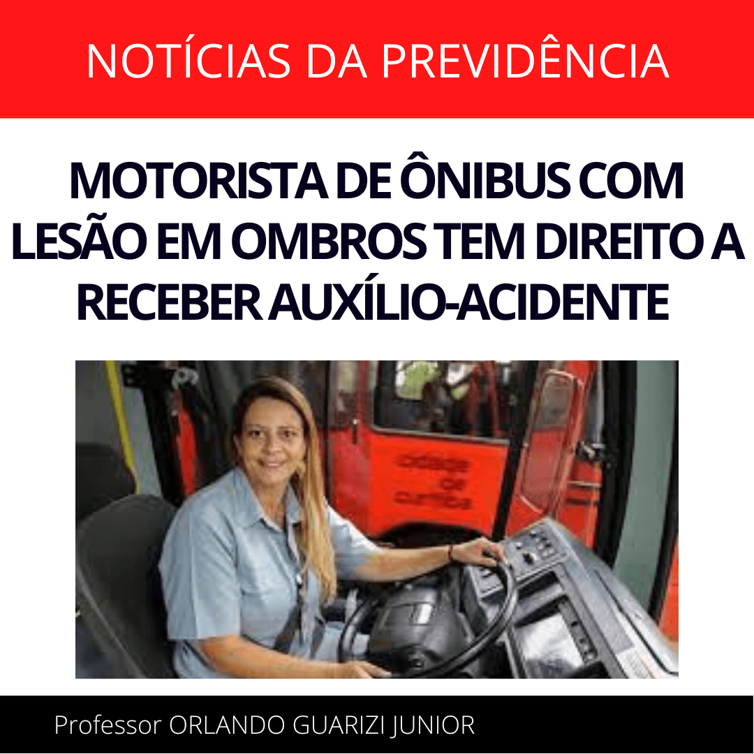 Leia mais sobre o artigo MOTORISTA DE ÔNIBUS COM LESÃO EM OMBROS TEM DIREITO A RECEBER AUXÍLIO-ACIDENTE NO VALOR DE 50% DE SEU BENEFÍCIO ATÉ A DATA DE SUA APOSENTADORIA SEGUNDO O TJSP